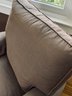 Lee Monty Armchair With Cocoa Slipcover