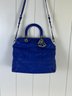 Christian Dior Hand Bag In Granville Blue - Pristine Condition With Dust Bag