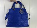 Christian Dior Hand Bag In Granville Blue - Pristine Condition With Dust Bag