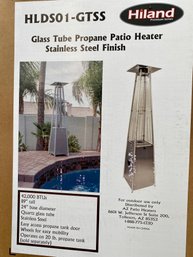 Pair Of Brand In Box - Hiland Glass Tube Propane Patio Heaters 42000BTU