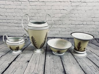 Four Piece Collection Of Williamsburg Porcelain Company