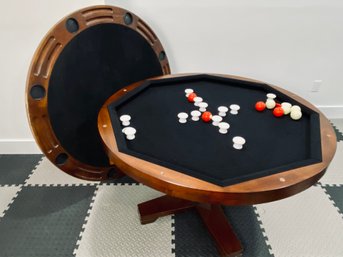 Dark Wood Game Table