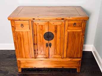 Refurbished Antique Wood Storage Cabinet