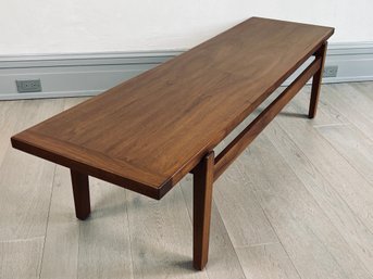 Design Within Reach Jens Risom Walnut Coffee Table - Signed