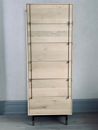 BDDW Lake Dresser - Raw Blonde Wood With Black Metal Hardware - Purchased For $8,000