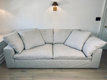 Restoration Hardware Cloud Sofa - Washed Belgian Flax Linen