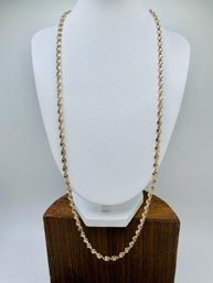 24 Inch Silver Twist Chain From Italy