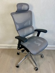 Single X Chair X2 K-Sport Office Chair With Headrest In White - $969