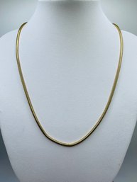 15 1/2 Inch 1/20 12k Gold Antique Snake Choker