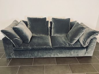 Restoration Hardware Cloud Sofa - Dark Grey Velvet