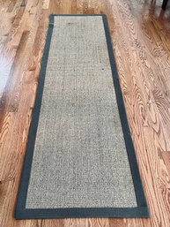 Pottery Barn Sisal Runner With Brown Binding