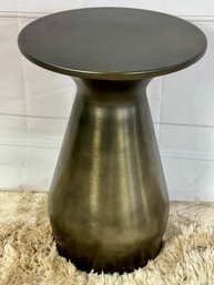 Small Metal Round Side Table