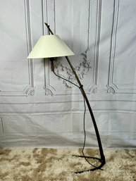 Kalmar Lighting Dornstab Floor Lamp - Rosewood & Black Bronze - Purchased For $6300.00