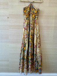 Nicole Miller Size 2 Dress With Coordinated Belt