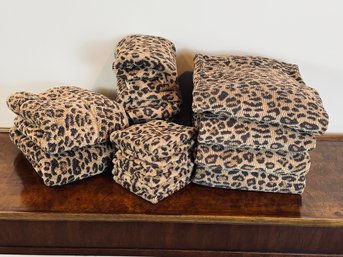 Collection Of Cheetah Print Towels - Pottery Barn