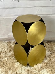 Revival Home Lola Circular Brass End Table -This Was Purchased For $1395.