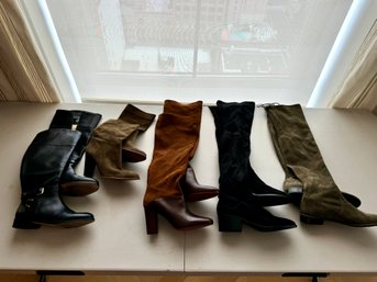 Assortment Of Five Womens Size 8 Boots