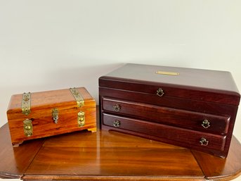 Two Wooden Boxes - Jewelry