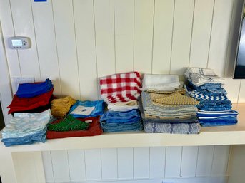 Collection Of Cloth Napkins And Placemats