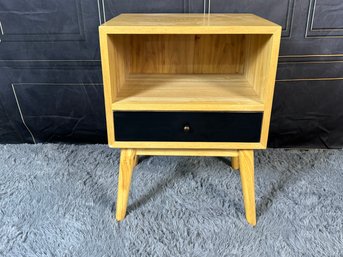 Gorgeous Modern Side Table/Nightstand With One Contrast Finish Drawer