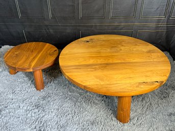 Pair Of Christian Woo Trifecta Coffee Tables