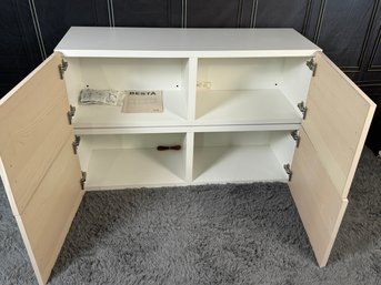 Pair Of Ikea Besta Two Door Media Cabinets