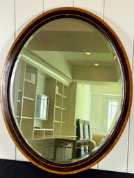 Antique Oval Wall Mirror - Shows Age