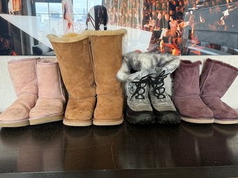 Collection Of Size 8 Ugg Boots And Size 38 Pajar Winter Boots