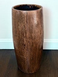 Dark Wood Umbrella Stand