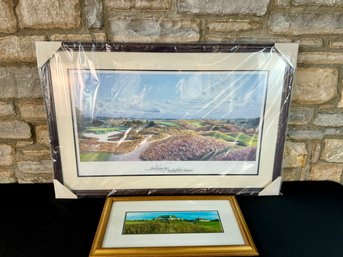 Framed Signed Print 2/250 Atlantic Golf Club - George T. Lawrence Jr.