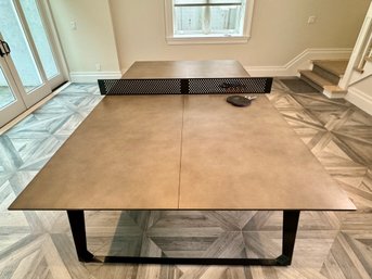 Stone And Metal Ping Pong Table - Purchased For $6000.00 - PROFESSIONAL MOVING CO REQUIRED
