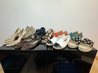 Collection Of Ladies Size 8 Shoes - Via Spiga, Jack Rogers, Aerin, Castamer, Jimmy Choo, Jildor, C Wonder