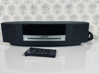 Black Bose Wave Music System With Remote