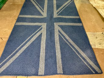 Lovely Blue & Gray Area Rug