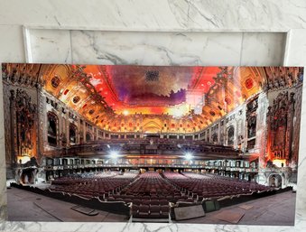 Large Format Photo On Lucite Signed - Opera House? (Over Fireplace)