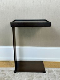 Holly Hunt Dark Wood And Iron Side Table  - Purchased For $3700