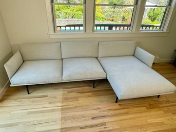 Design Within Reach Muuto Outline Sectional - Shell On Metal Legs - Purchased For $6995.00
