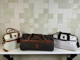 Collection Of Three Luxury Travel Bags - Longchamps, Brics, Travelpro