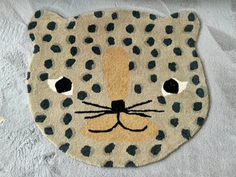 Kids Leopard Brown, Black & White Decorative Rug