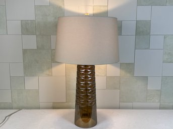 Single Table Lamp - Opalized Glass