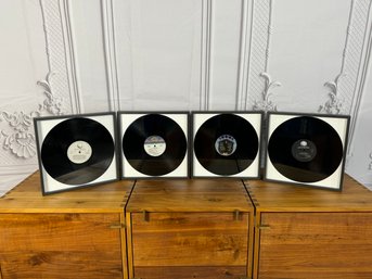 Collection Of Framed Records - Joan Jett, Aerosmith, Asia, Styx