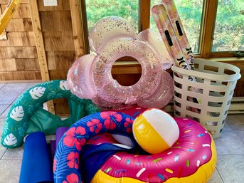 Collection Of Pool Floats