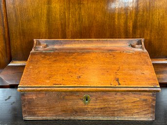 Antique Wood Desk Box