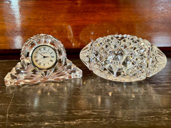 Pair Of Waterford Crystal Pieces