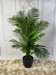 Large Faux Palm Tree In Pot