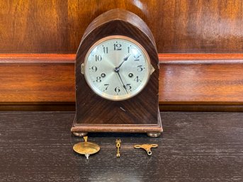 Antique Wooden Table Clock - Made In England