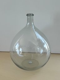 Large Smoked Gray Glass Creative Co. Decorative Vase