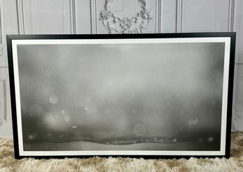 Framed And Matted Black And White Print