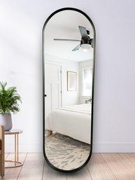 Menu Oval Wall Mirror - Black