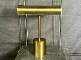 CB2 Lectura Bronze Table Lamp